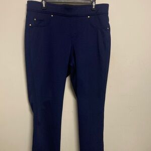 SAVAGE ART/Women's Navy stretch Pants